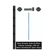 Özel Üretim Slm-10 Blue Slalom Çubuğu 150 Cm Mavi Kondisyon Spor Koşu