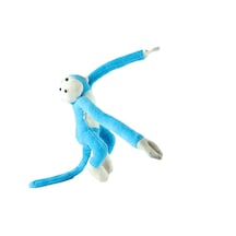 Maymun Sevimli Sarılan Peluş Maymun Mavi 50 Cm