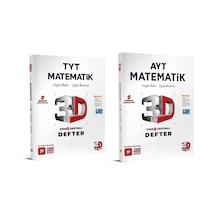 3d Yayınları 2024 Tyt Ayt Matematik Video Destekli Defter Seti 2 Kitap