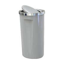 M-e76-07 Çöp Kovası, 35 Litre, Gri 10l Siyah