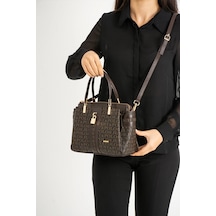 Just Polo Kadın El Ve Omuz Çantası 232201mh Kahverengi