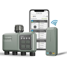 4 Çıkışlı Akıllı Rf Ve Wi-fi Kontrollü Kablosuz Bahçe Sulama Zamanlayıcısı