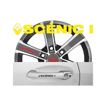 Scenic Kapı Kolu Sticker Yapıştırma 8Adet