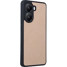 Flzdgnkr Newface Xiaomi Poco X7 Pro Kılıf Aras Deri Kapak - Pudra