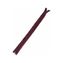 Angel Çanta Aksesuar Koyu Bordo Renk 40 Cm Plastik Diş Fermuar Fd14