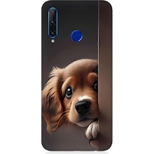 Huawei Honor 20 Lite Uyumlu Yavru Sevimli Cute Köpek Desenli Silikon Kılıf
