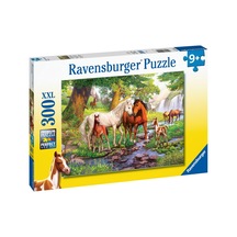 Panelkırtasiye Ravensburger Çocuk Puzzle 300 Parça Nehirde Atlar 129041