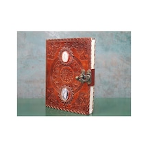 Taşlı Deri Defter Arbltgsınıbcıa6ag99