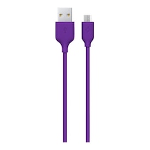 Ttec Micro USB 120 cm Şarj Kablosu Mor 2DK7530MR