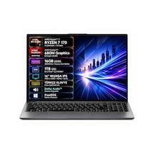 Lenovo Ideapad Slim 3 16arp10 83k800dktr-03 Amd Ryzen 7-170 16gb 1tb Ssd 16" Ips Freedos Taşınabilir Bilgisayar