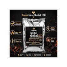 Ecamp 100% Doğal Tek Kibritle Tutuşan Meşe Kömürü 1 Kg
