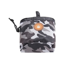 Çok Fonksiyonlu Pet Eğitimi Kamuflaj Aperatifler Çanta Taşınabilir Köpek Yürüyüş Kemer Çantası Siyah Beyaz