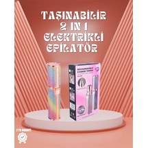 Paslanmaz Çelik Bıçaklı Usb Epilatör Kaş Üst Dudak Ve Çene Tüy Temizleyici Mh-hs0228-7146