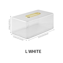 Şeffaflık L-beraberlik Kağit Kutu Masa Kağıt Havlu Kutusu Ev Oturma Odası Yaratıcı Çok Fonksiyonlu Sehpa Yemek Odası Masaüstü Yatak Odası