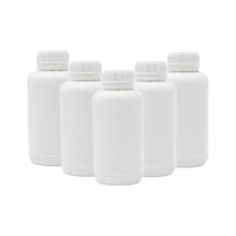 Borox Plastik Yuvarlak Şişe Beyaz Kapaklı 5 x 250 ML