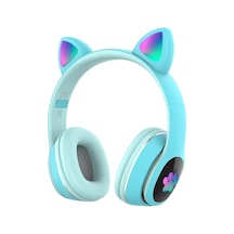 Lapas P40 Bluetooth 5.0 Kedi Kulaklı Tasarımlı Rgb Işıklı Kulak Üstü Kulaklık