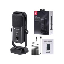Yanmai Profesyonel Usb Condenser Mikrofon 4 Yönlü Direktif, 20hz-20khz Frekans, Kulaklık Çıkışı, Tek Tuş Se