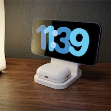 Apple Uyumlu iPhone & Airpods Magsafe Standı