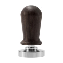 Suntek Kalibre Edilmiş Espresso Tamper Paslanmaz Çelik Taban Çoklu Uyumlu Aksesuarlar 51mm Koyu Kahverengi