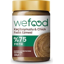Wefood Keçiboynuzlu & Chialı Fıstık Ezmesi 300 g