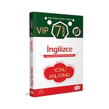 7. Sınıf İngilizce VIP Hızlı Konu Anlatımlı Editör Yayınları