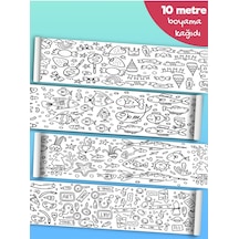 Bebek Ve Çocuk İçin 10 Metre Rulo Boyama Kağıdı