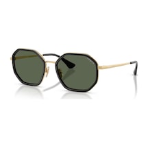 Vogue Vo 4359sı 28071 53 Kadın Geometrik Gold Metal Güneş Gözlüğü Altın