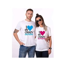 Tshirthane I My Crazy Boyfriend Sevgili Kombinleri Tshirt Kombin Beyaz