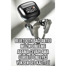 Bluetooth Kulaklık Kablosuz Ekranlı Anc/enc Destekli Dokunmatik Standart