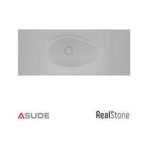 Realstone Avocado Etajerli Granit Lavabo 100 50cm Beyaz