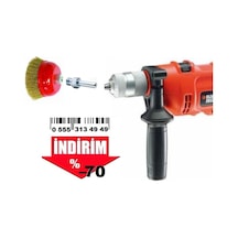 3'' 80Mm Çapında Daire Çanak Tel Fırça Matkap Mandren Uyumlu