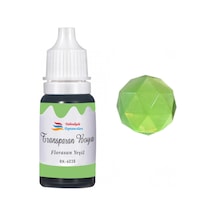 Tahtakale Toptancı Epoksi Reçine Transparan Boya Pigment Şeffaf Epoksi Boyası 20 Ml Floresan Yeşil - 6038