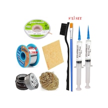 Mechanic Lehim Teli 0,3mm 40gr Havya Uc Temizleyici Rslasm Flux Ve Cp-1515 Lehim Emme Teli Seti2 St05