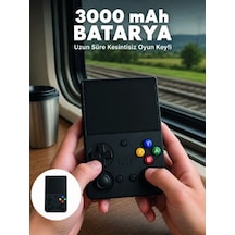 Retro Taşınabilir Oyun Konsolu 3.5 İnç Ips Ekran 26 Emülatör Destekli 64gb El Tipi Oyun Cihazı