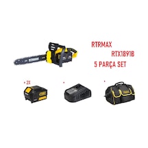Rtrmax 5 Parça Akülü Ağaç Motoru Seti RTX1891B+RTX1808+2X RTX1804+RTX1004 Çanta