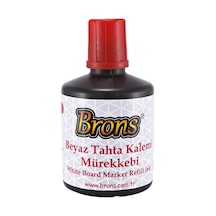 Brons Tahta Kalem Mürekkebi 100 Cc Kırmızı Br-355 Çok Renkli