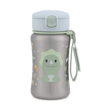 Skip Hop Besties Squad Paslanmaz Çelik Pipetli Suluk Dinazor STANDART