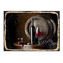 Tablomega Ahşap Mdf Puzzle Yapboz Kırmızı Şarap (536360206)