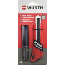 Würth 18 MM Maket Bıçağı + 13 Yedek Bıçak Set