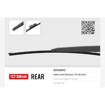 Silecek - 916 - Süpürgesi Arka Muz Tipi 400mm Octavıa Iıı 11/12 Rapıd 09/11 Super B - Kmrsfres - Combı 03/08