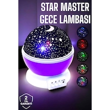 Çocuklara Özel Yıldızlı Gece Lambası Beyaz