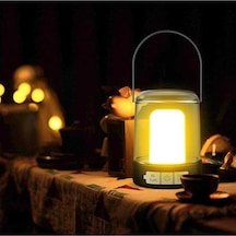 Pazly Dış Mekan Led Kamp Lambası Ipx4 Suya Dayanıklı Siyah Beyaz Diğer Diğer