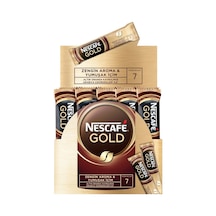 Nescafe Gold Çözülebilir Kahve 50x2g Premium Arabica Robusta Harmanı Tarı Çözünebilir