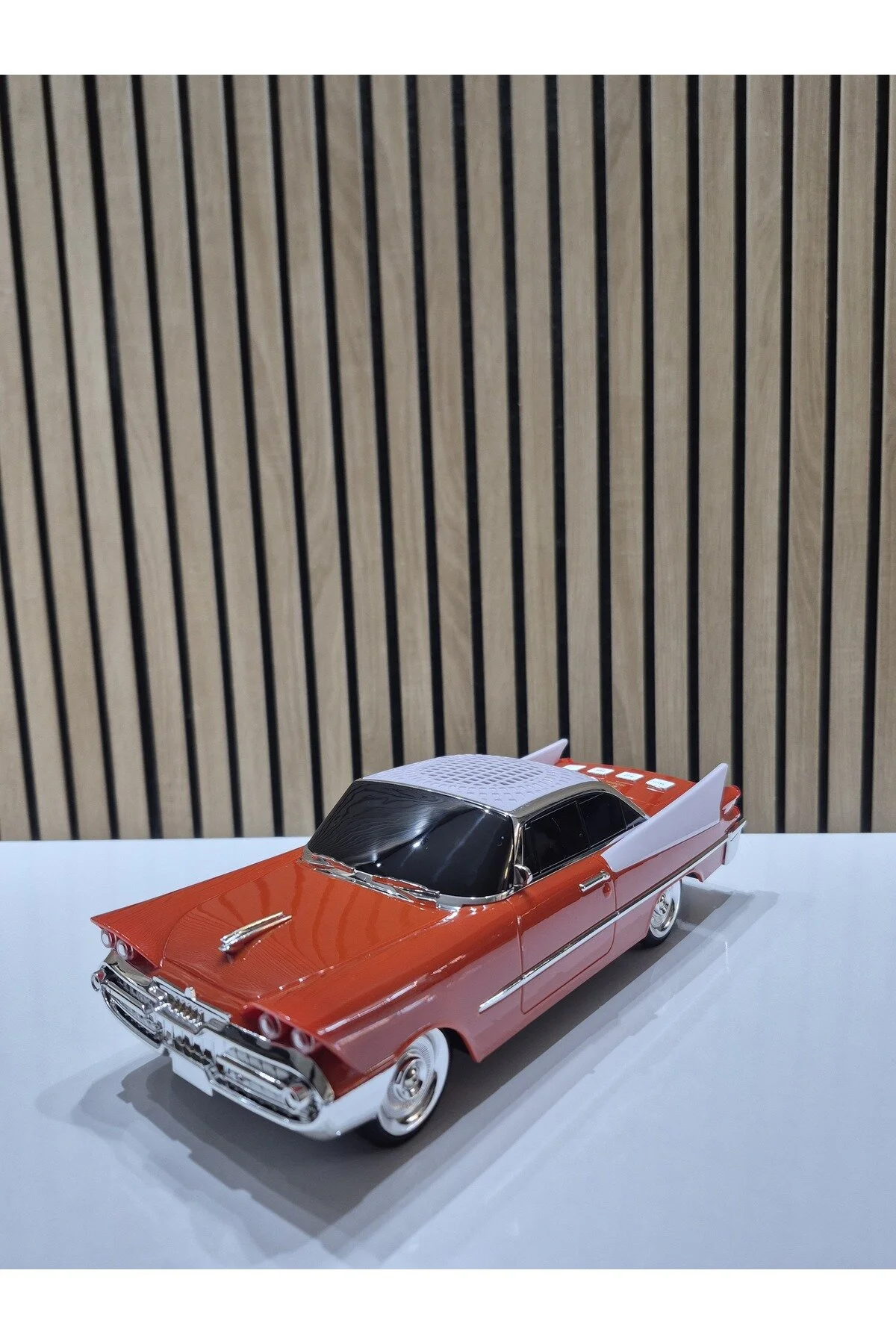 Rt-1950 Turuncu Orange Arabalı Bluetooth Fm-usb-tf-aux Şarjlı Nostaljik Radyo
