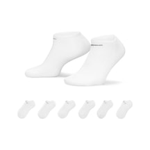 Nike Sx7675-100 Everyday Cushioned 6'lı Beyaz Çorap