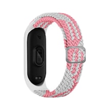 Xiaomi Mi Band 6 Kordon - Pembe-beyaz