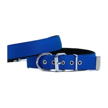 Doggie Konfor Dokuma Boyun Tasması Royalblue 2,5x37 45 Cm Mavi