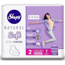 Sleepy Natural Soft Ekstra Yumuşak Uzun Hijyenik Ped 7'li
