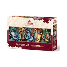 4446 Art Puzzle. Hüznü Paylaşanlar. 1000 Parça Panorama  Puzzle