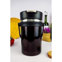 Akıllıelma-cooker-zego Kahverengi Yemek Termosu Çelik 2.2 Lt Yk1413 Xg-7023 5459 Kahverengi